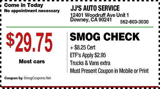 Downey Smog coupon